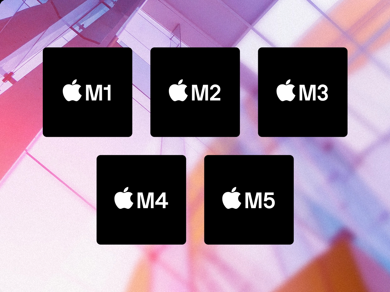 Evolution of Apple Silicon M1 through M5 chips