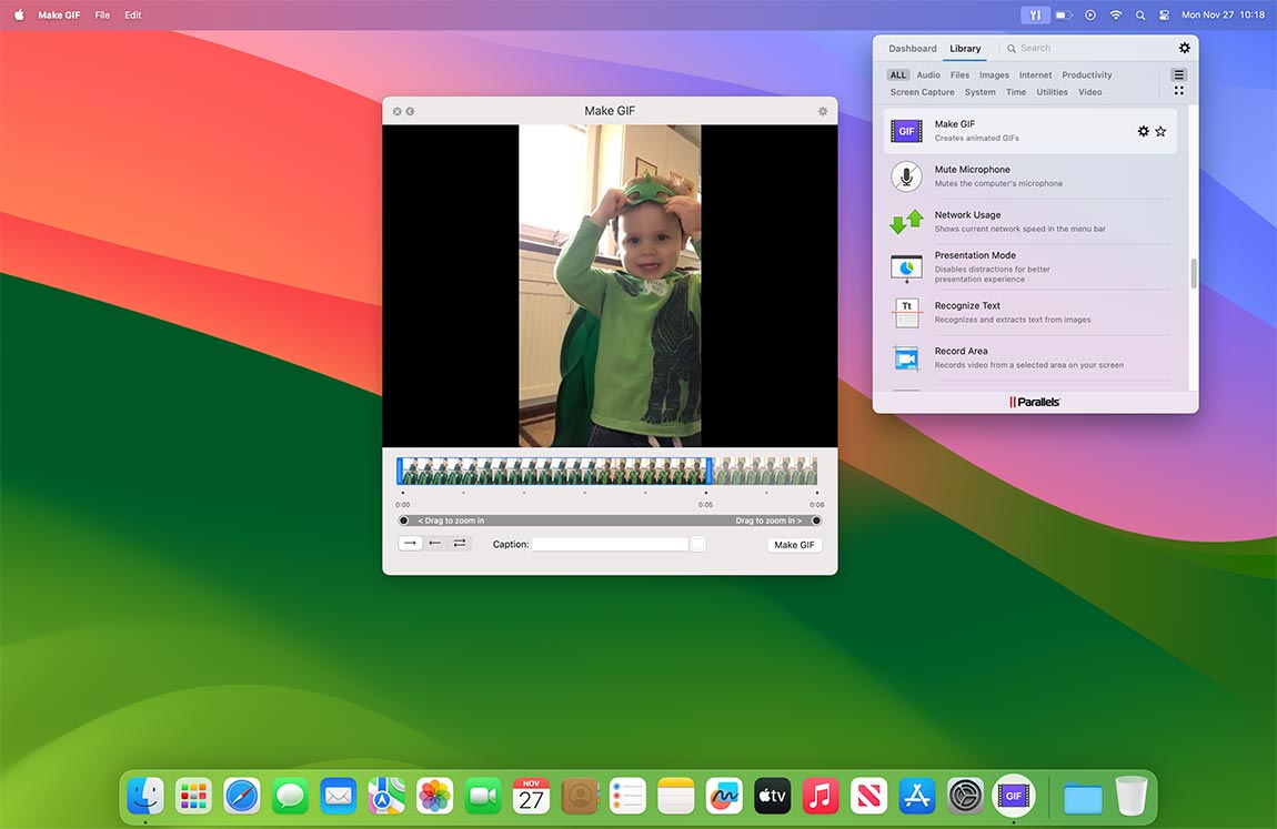 Make GIF screen