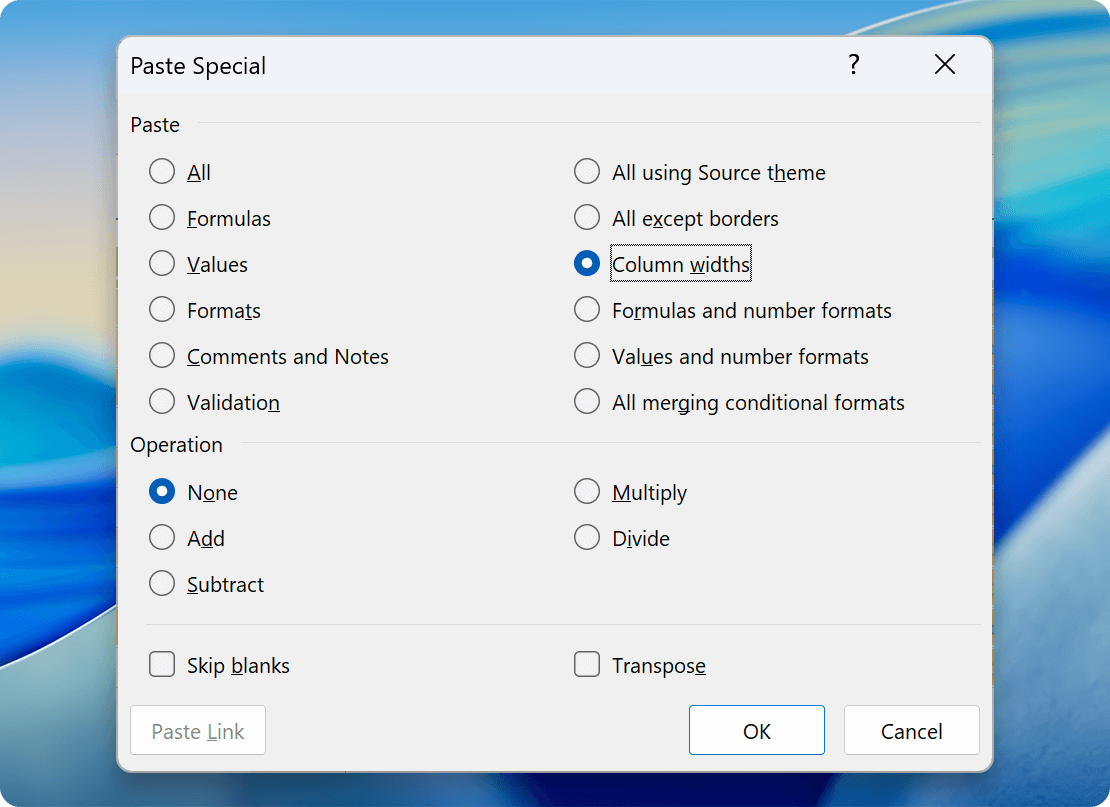 Keyboard shortcuts and layouts