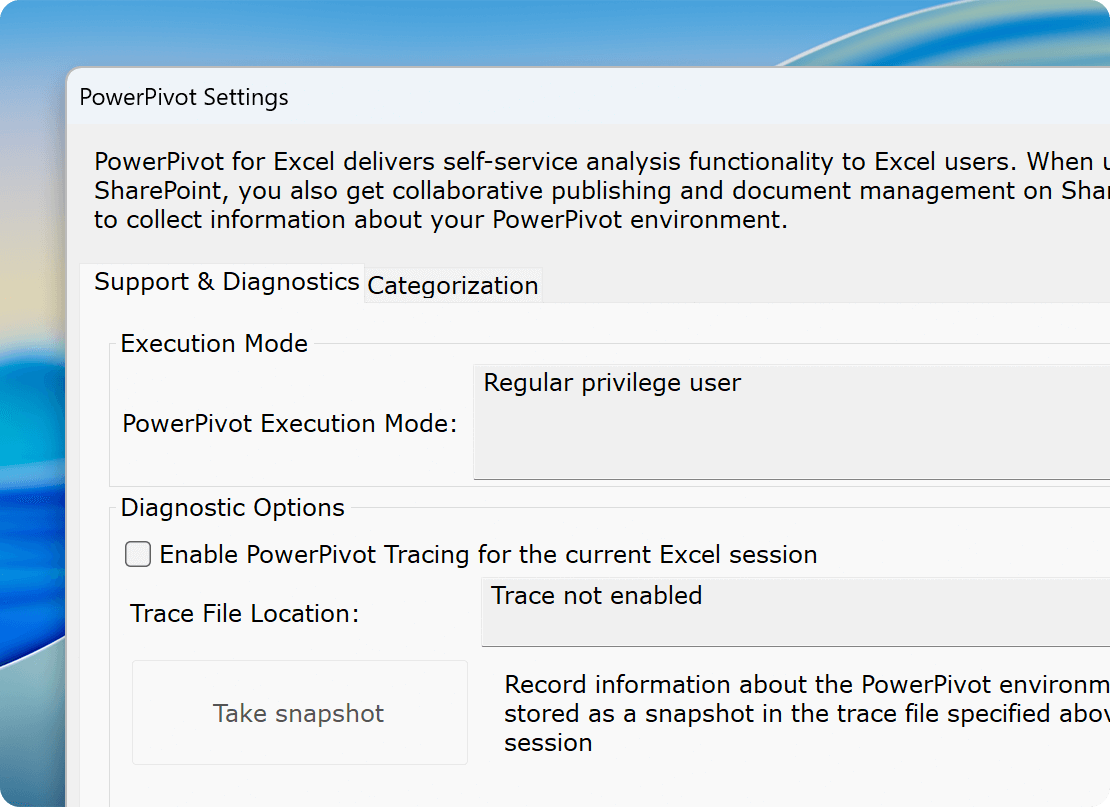 Power Pivot and data analysis