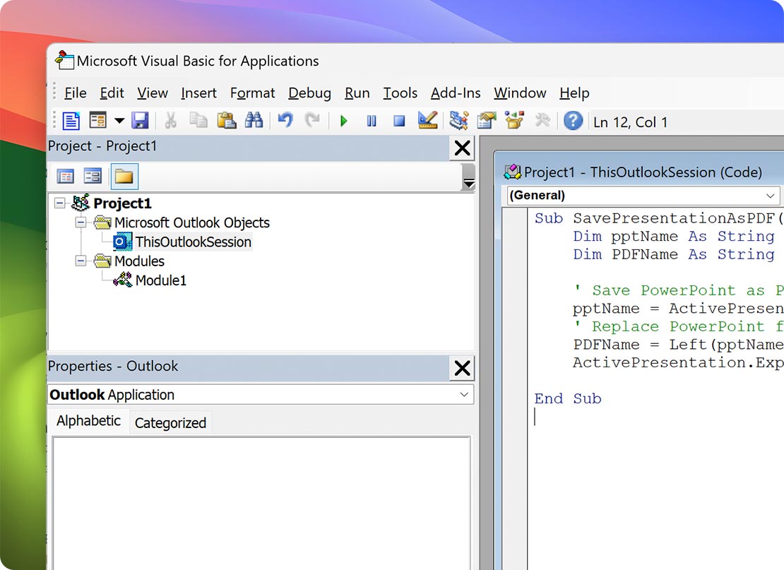 VBA Support