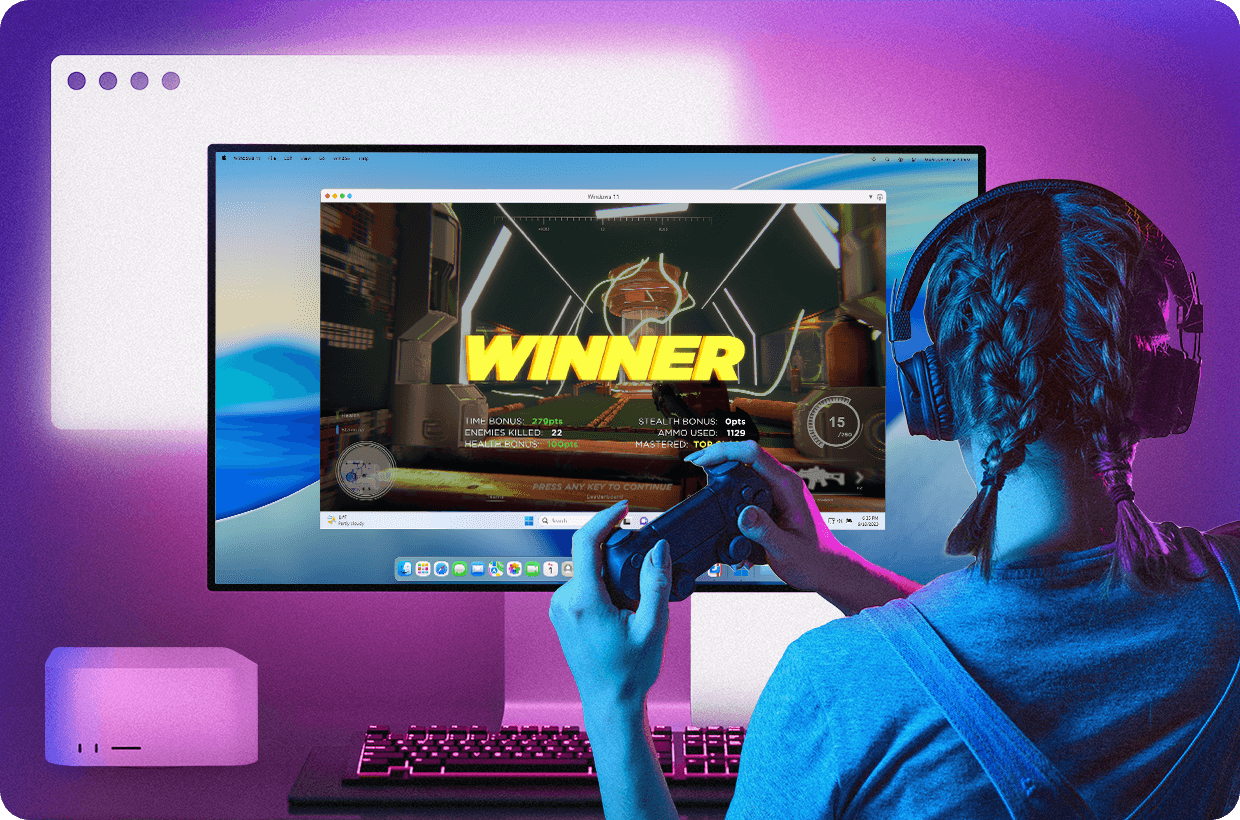 The power of your Mac’s hardware leveraged to create a virtual machine